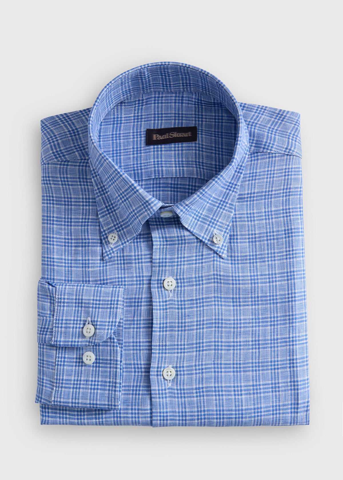 Paul Stuart Discount | Linen Plaid Shirt