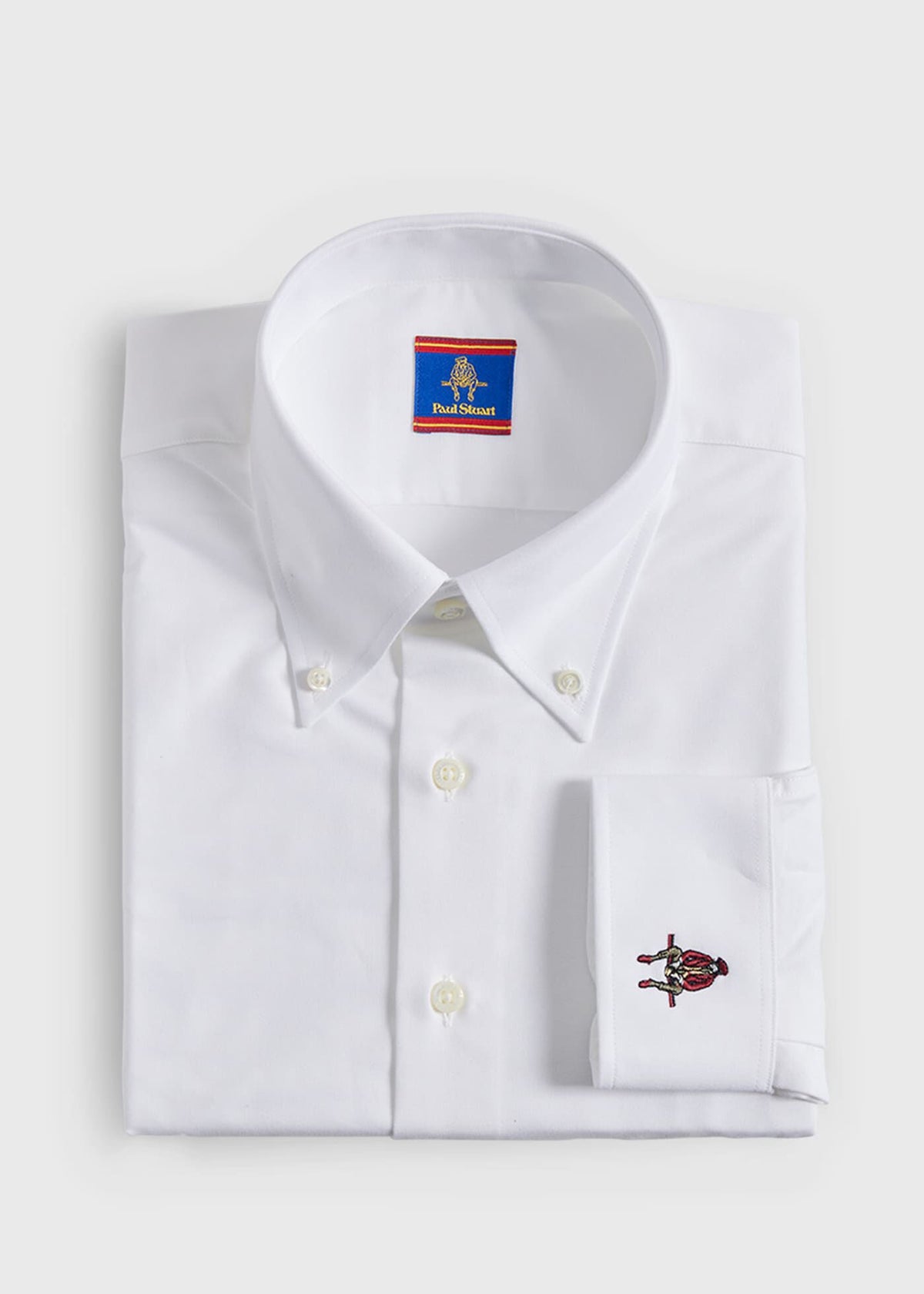 Paul Stuart Essential | Cotton Oxford Logo Sport Shirt