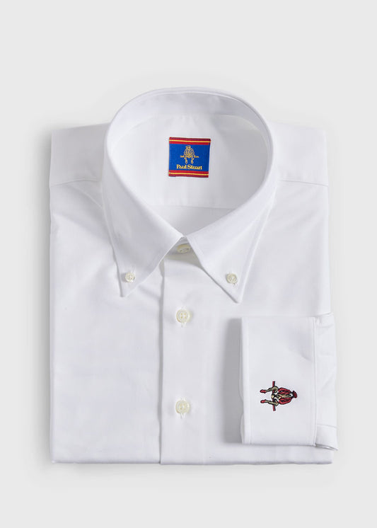 Paul Stuart Essential | Cotton Oxford Logo Sport Shirt