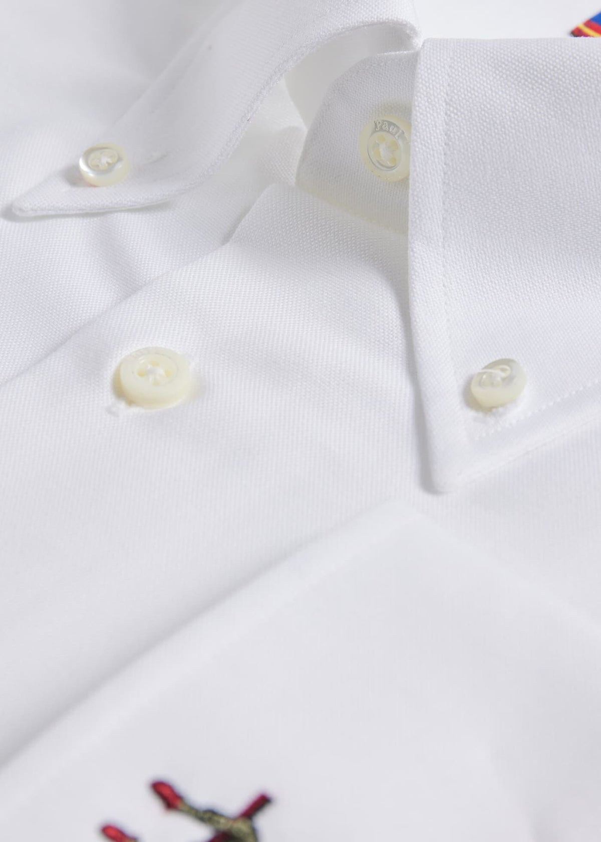 Paul Stuart Essential | Cotton Oxford Logo Sport Shirt
