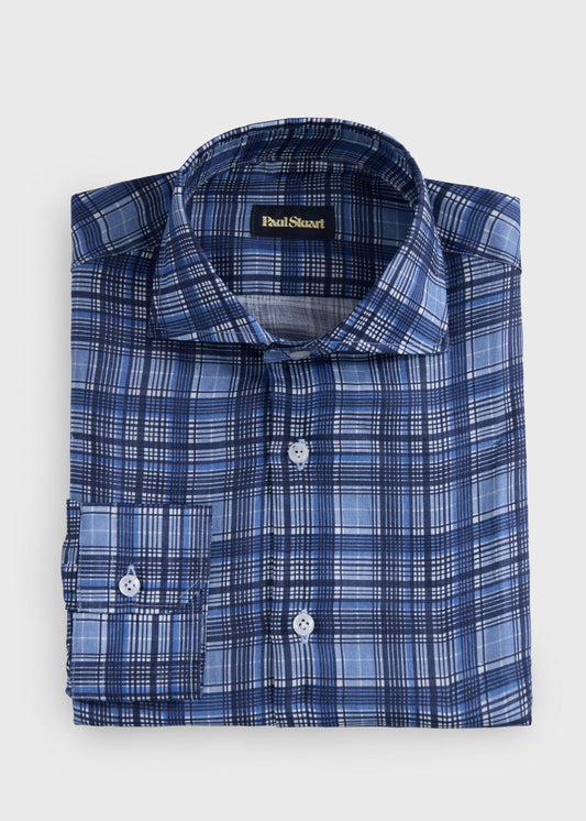 Paul Stuart Deals | Linen Flannel Sport Shirt