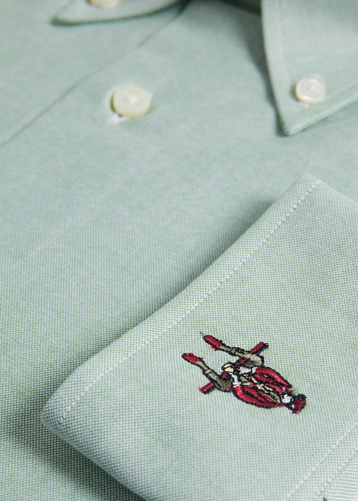 Paul Stuart Classic | Cotton Oxford Logo Sport Shirt