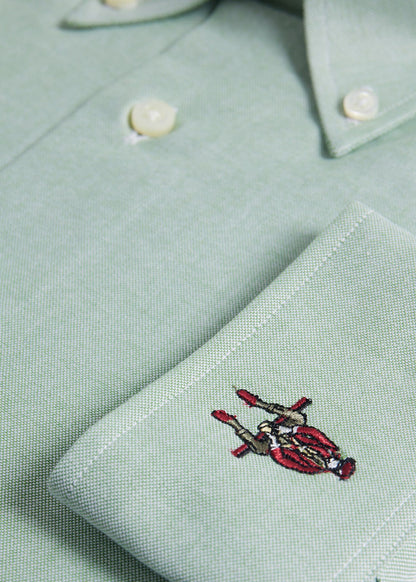 Paul Stuart Classic | Cotton Oxford Logo Sport Shirt