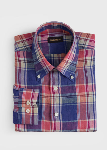 Paul Stuart Everyday | Linen Madras Shirt