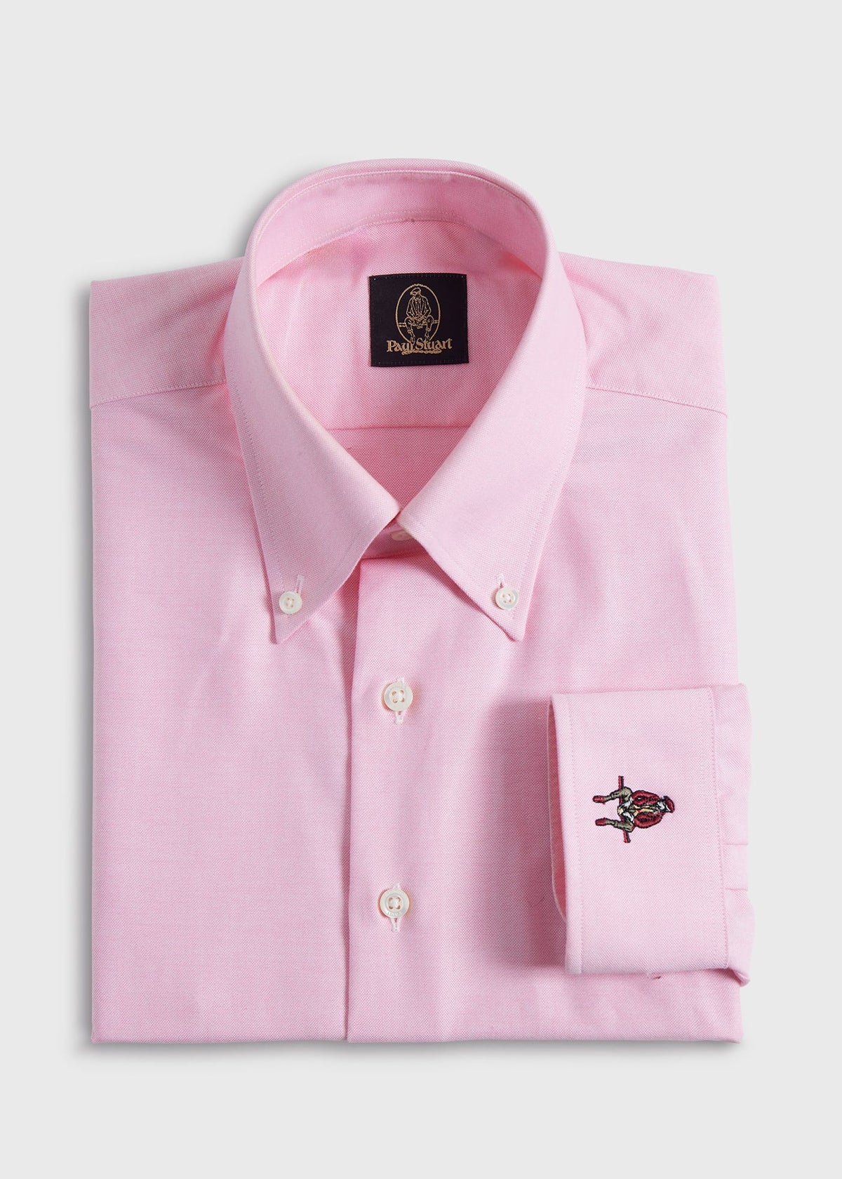 Paul Stuart Customer Favorite | Cotton Oxford Logo Sport Shirt
