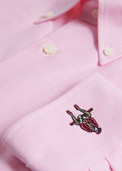 Paul Stuart Customer Favorite | Cotton Oxford Logo Sport Shirt