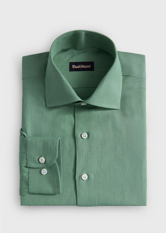 Paul Stuart Exclusive | Silk & Linen Shirt