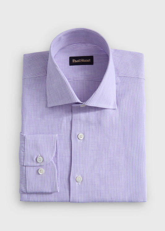 Paul Stuart Essential | Linen Stripe Shirt