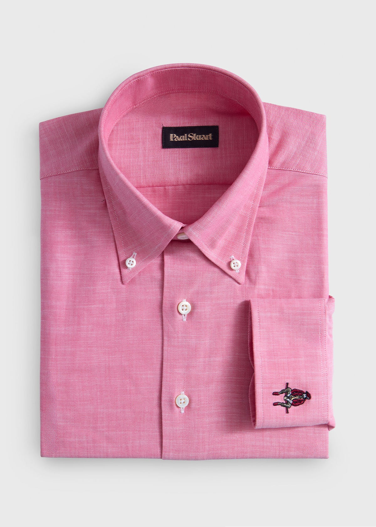 Paul Stuart Customer Favorite | Cotton Twill Logo Sport Shirt