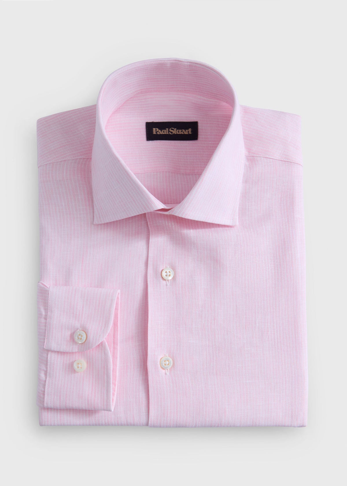 Paul Stuart Hot Sale | Linen Stripe Shirt