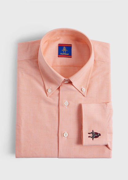 Paul Stuart Top Pick | Cotton Oxford Logo Sport Shirt