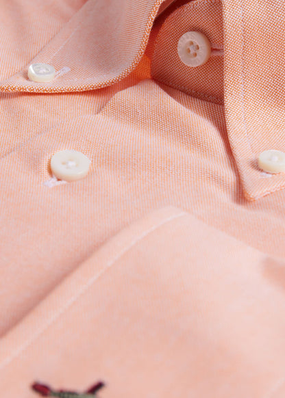 Paul Stuart Top Pick | Cotton Oxford Logo Sport Shirt