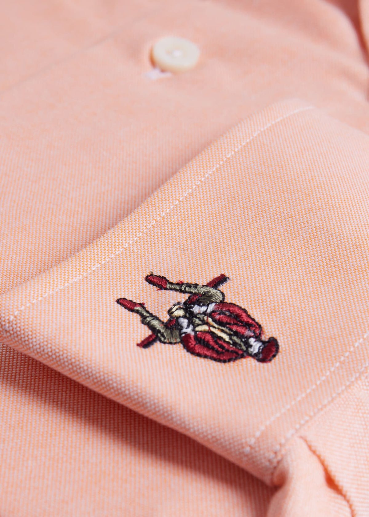 Paul Stuart Top Pick | Cotton Oxford Logo Sport Shirt