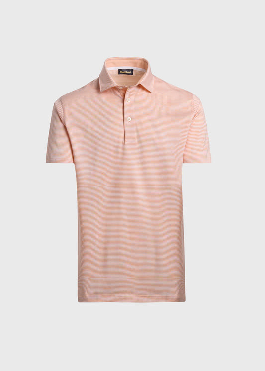 Paul Stuart Featured | Two-Tone Stripe Performance Polo