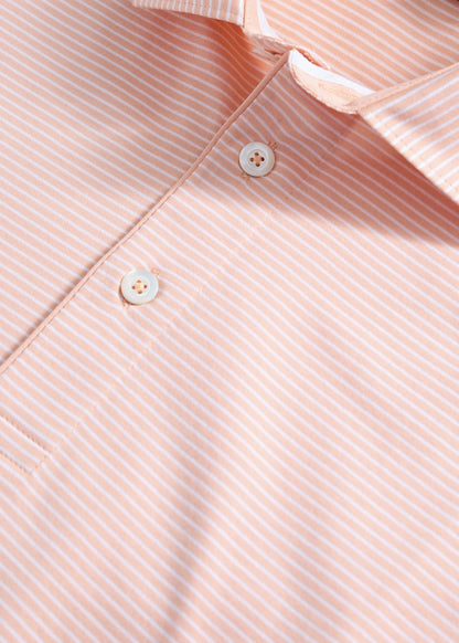 Paul Stuart Featured | Two-Tone Stripe Performance Polo