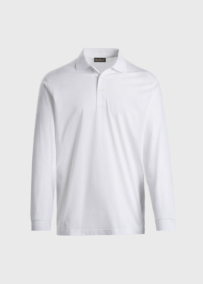 Paul Stuart Everyday | Mercerized Cotton Long Sleeve Polo Shirt