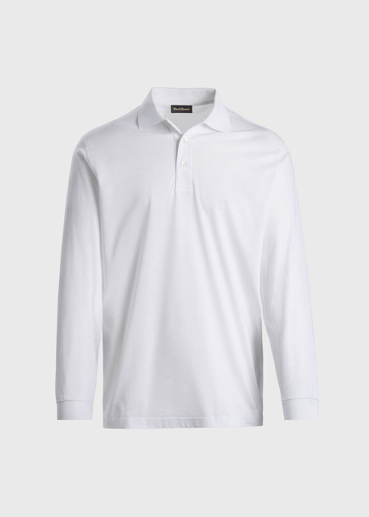 Paul Stuart Everyday | Mercerized Cotton Long Sleeve Polo Shirt