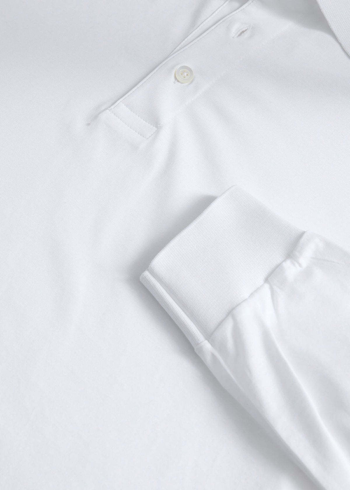 Paul Stuart Everyday | Mercerized Cotton Long Sleeve Polo Shirt