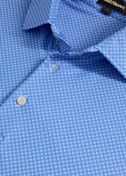 Paul Stuart Hot Sale | Deco Dot Performance Polo
