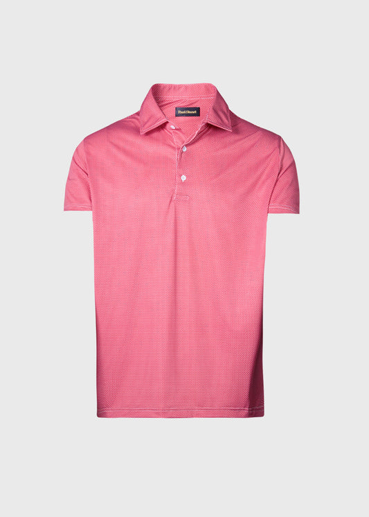 Paul Stuart Sale | Ultra Soft Deco Dot Performance Polo