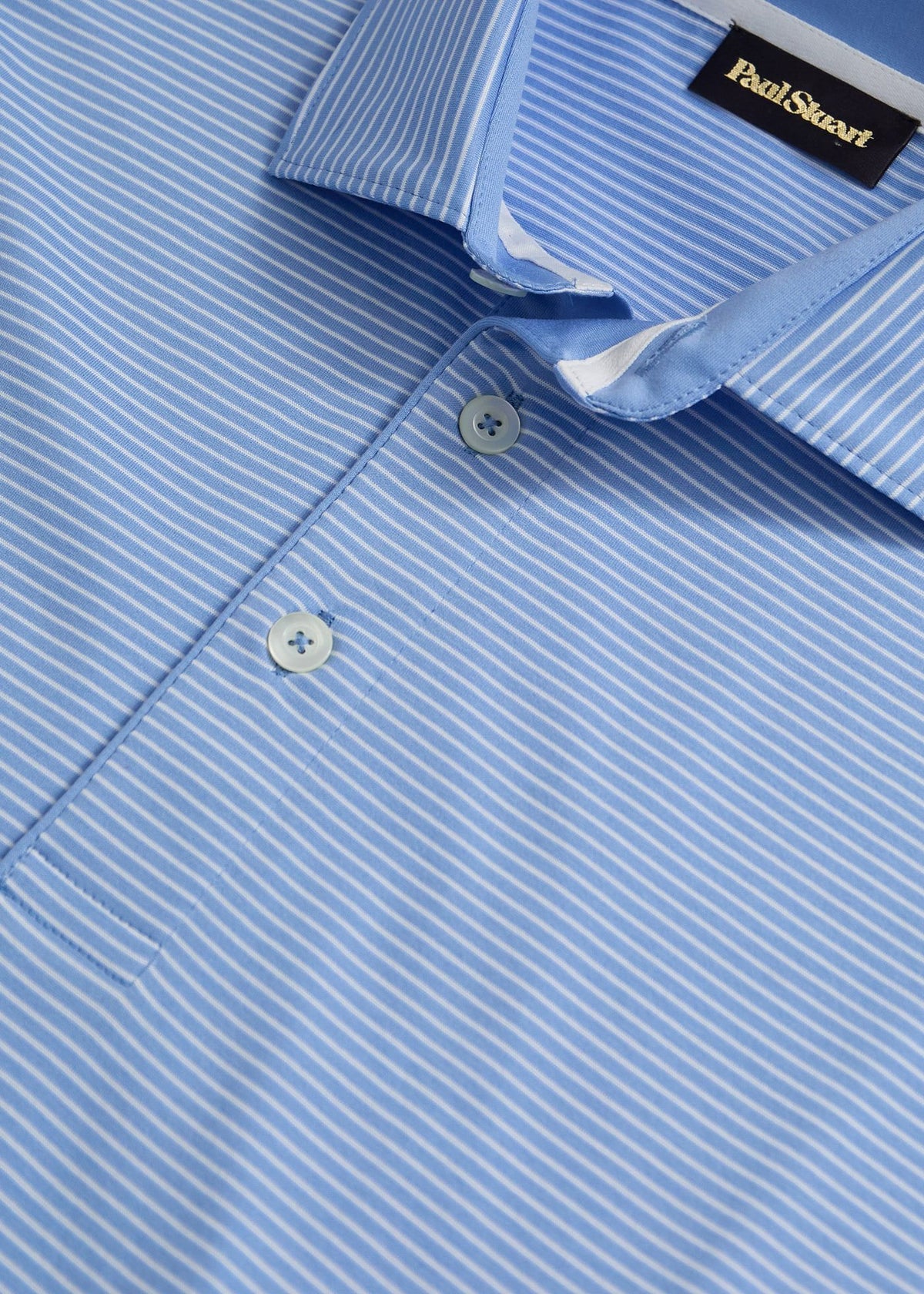 Paul Stuart Everyday | Two-Tone Stripe Performance Polo
