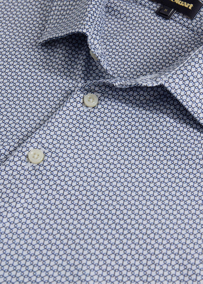 Paul Stuart Best Seller | Mini Abstract Performance Polo