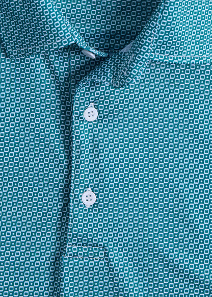 Paul Stuart Premium | Ultra Soft Deco Square Performance Polo