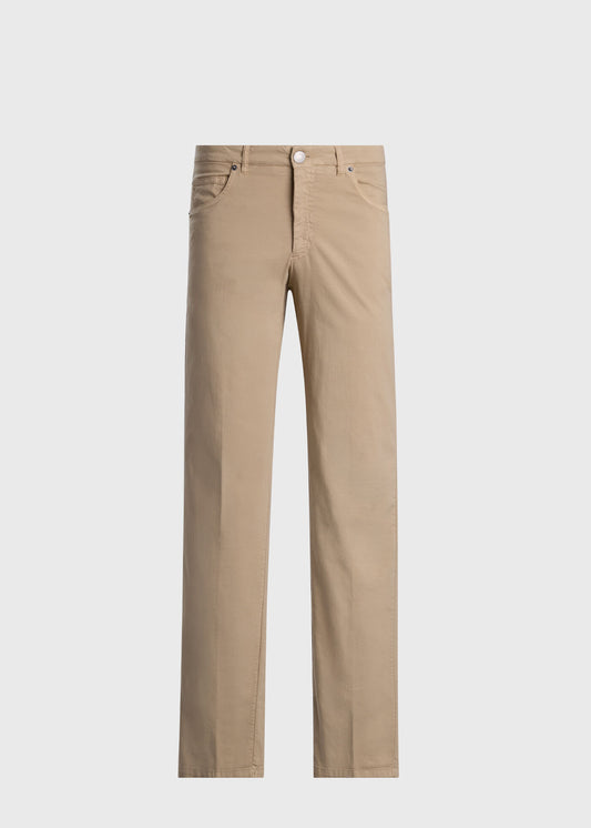 Paul Stuart Latest | Cotton & Silk Five Pocket Pant