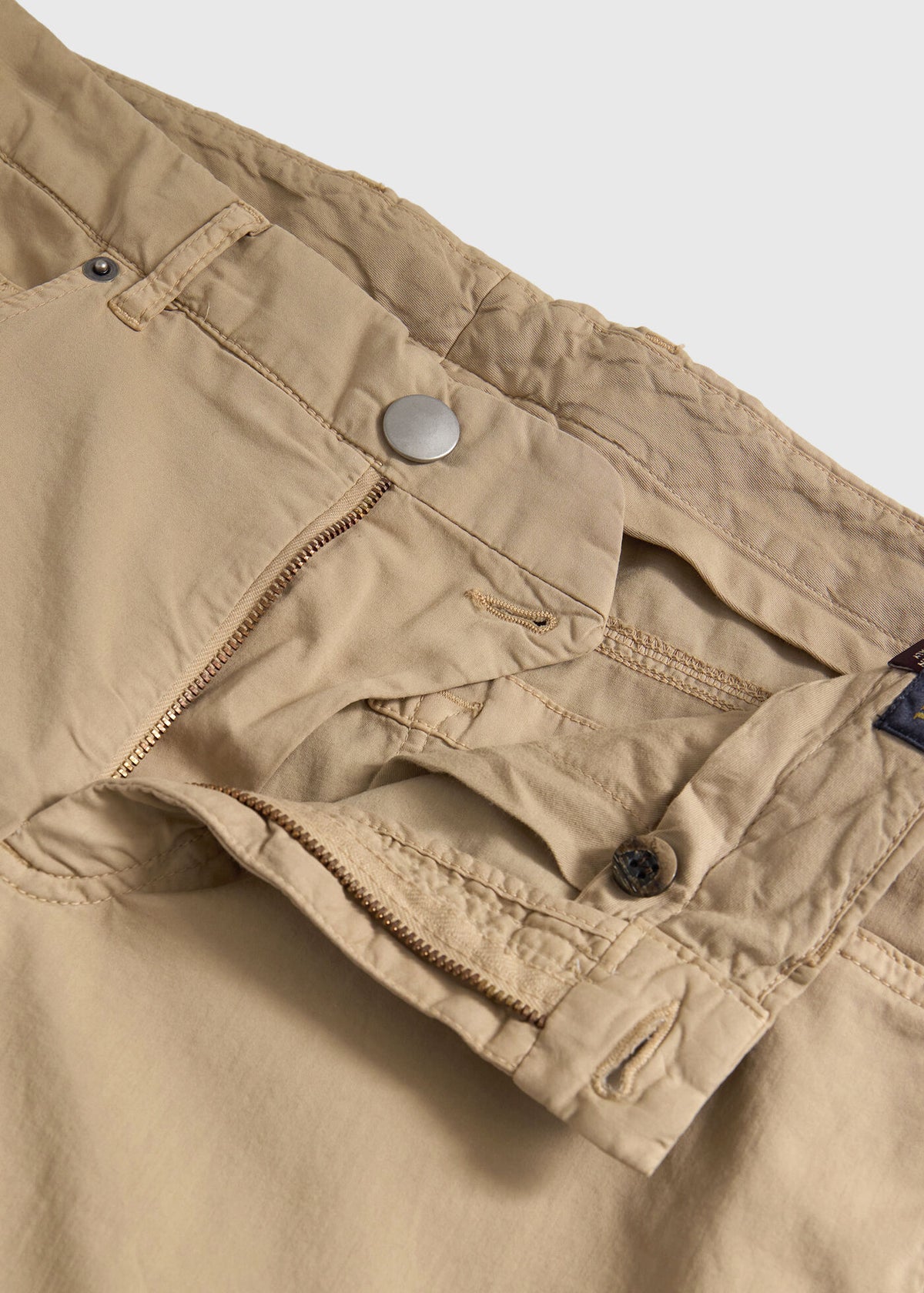 Paul Stuart Latest | Cotton & Silk Five Pocket Pant