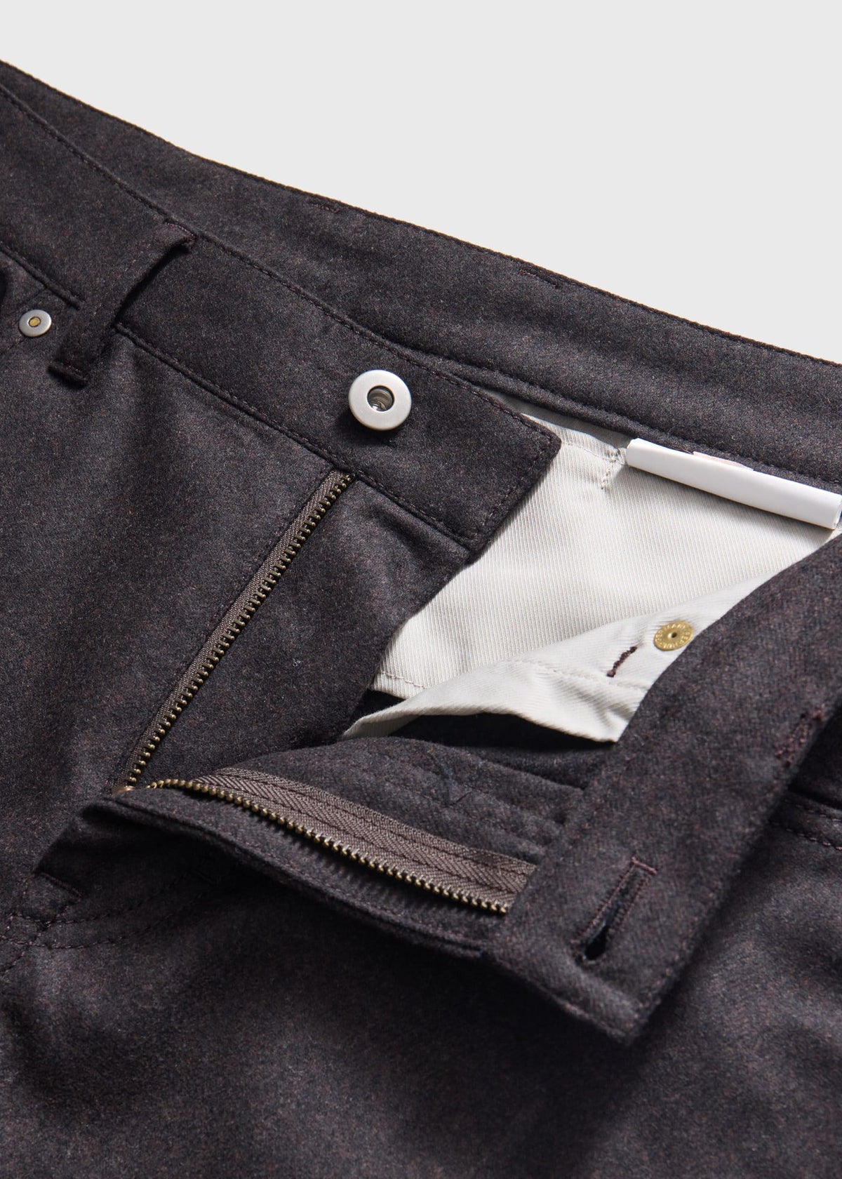 Paul Stuart New | Wool Flannel Five Pocket Pant