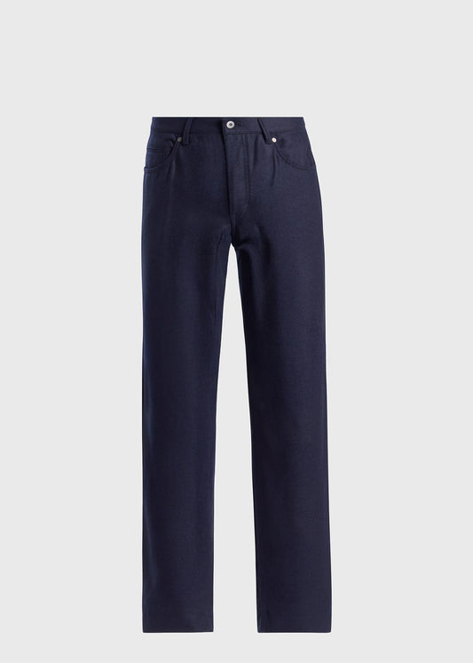 Paul Stuart Classic | Wool Flannel Five Pocket Pant