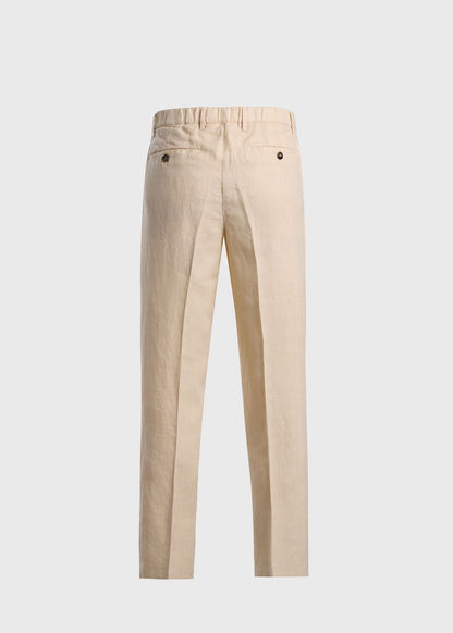 Paul Stuart Popular | Linen Garment Dyed Trouser