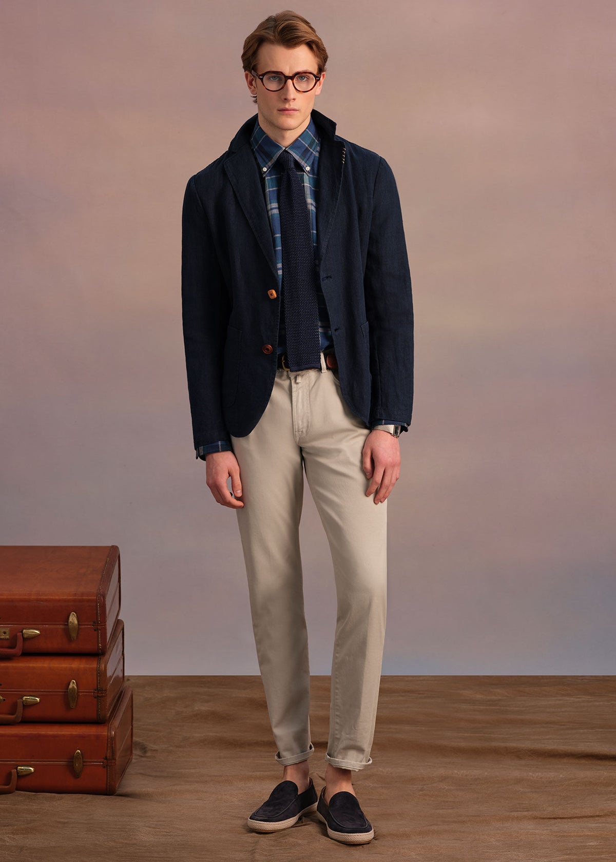 Paul Stuart Popular | Vintage Wash Five-Pocket Denim