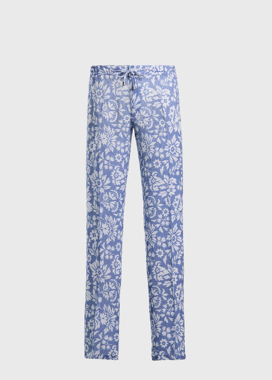 Paul Stuart Quality | Floral Linen Trouser
