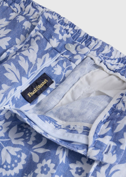 Paul Stuart Quality | Floral Linen Trouser