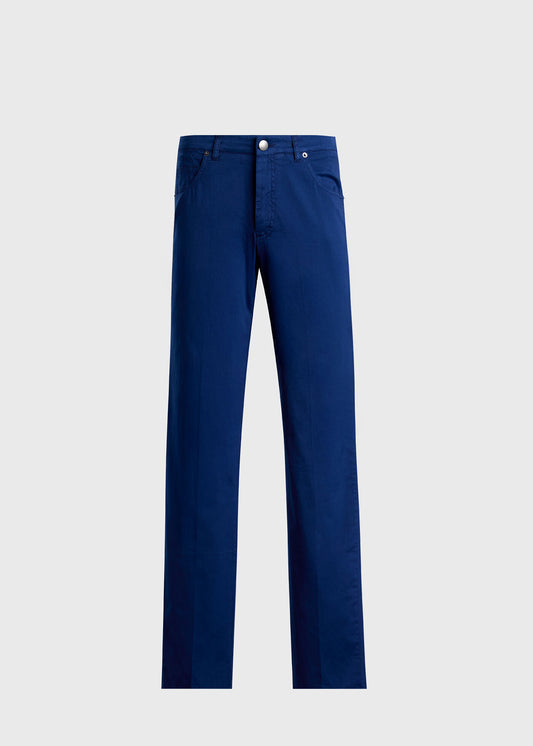 Paul Stuart Top Pick | Cotton & Silk Five Pocket Pant