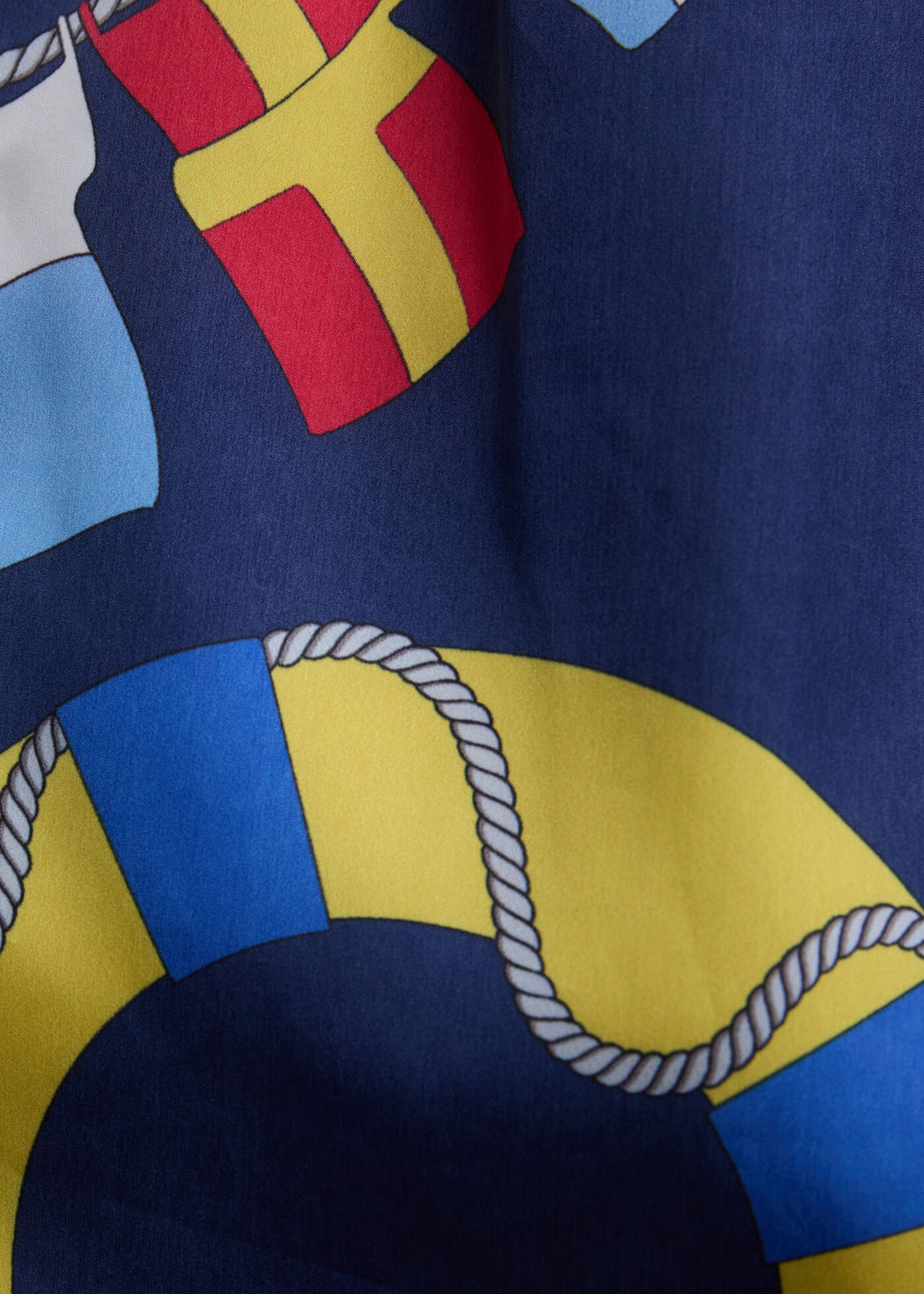 Paul Stuart Best Price | Nautical Print Swim Trunk