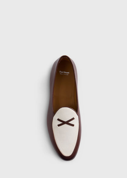 Paul Stuart Customer Favorite | Francisco Leather and Canvas Loafer