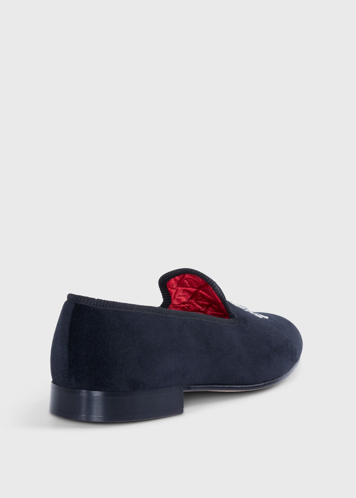 Paul Stuart Featured | Tyler Velvet Skull Slip-on