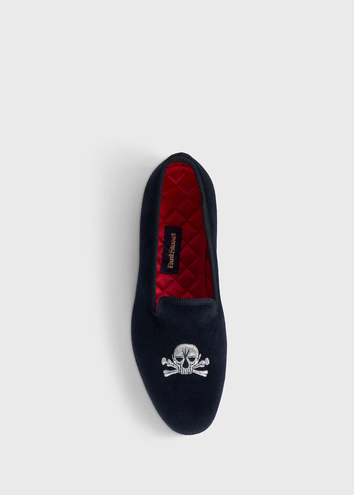 Paul Stuart Featured | Tyler Velvet Skull Slip-on