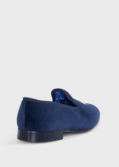 Paul Stuart Everyday | Tyler Velvet Skull Slip-on
