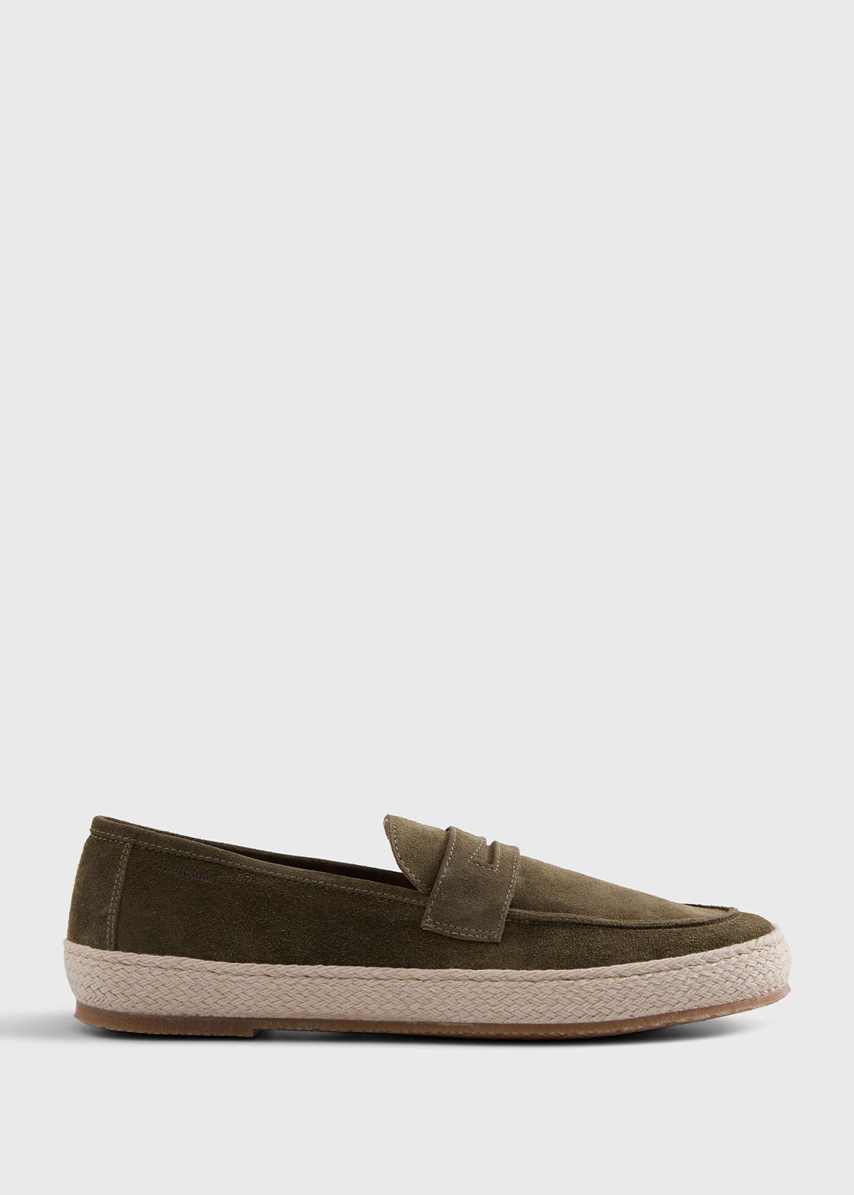 Paul Stuart Latest | LLoyd Suede Penny Loafer Espadrille