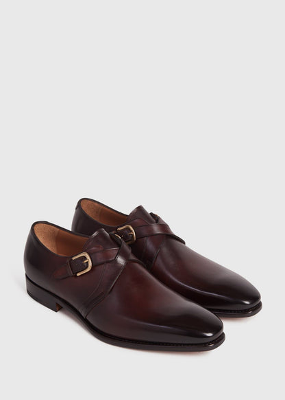 Paul Stuart Premium | Galante Double Cross Monk Strap
