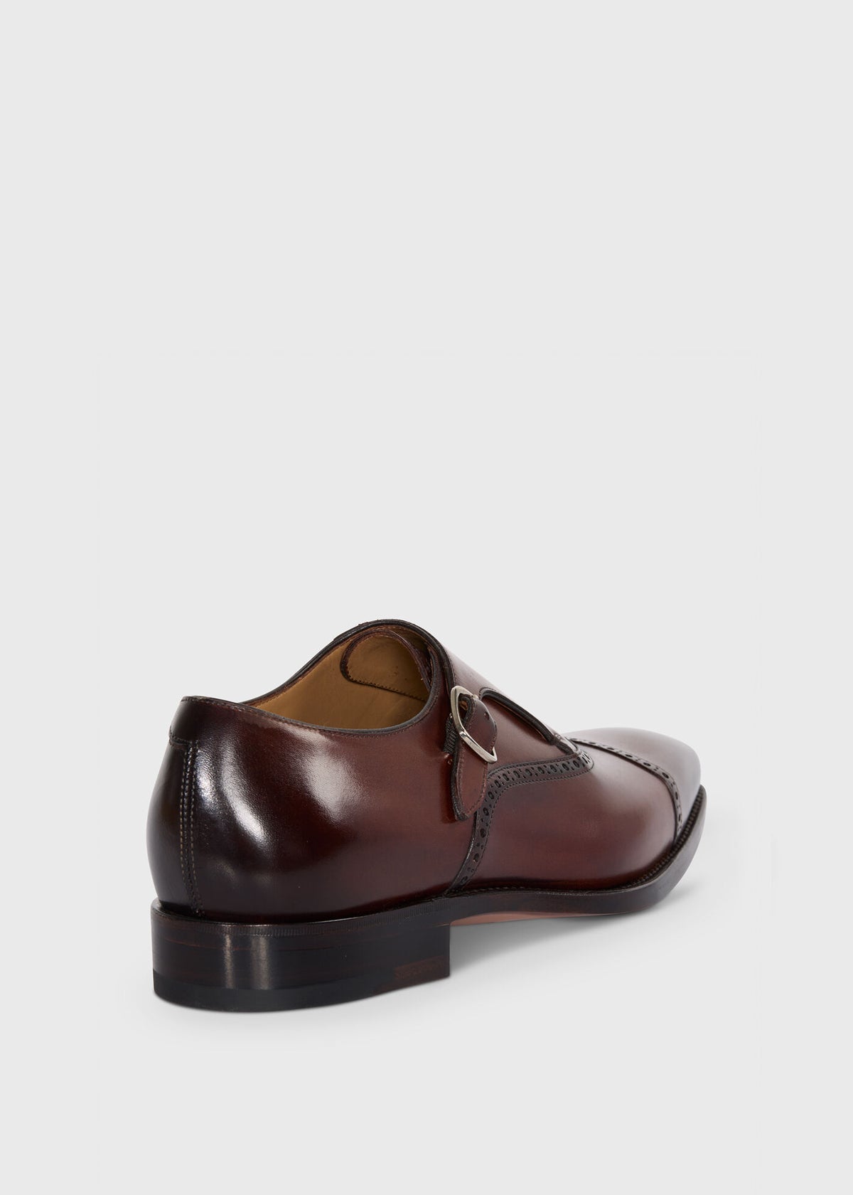 Paul Stuart Trending | Sean Leather Cap Toe Monk Strap