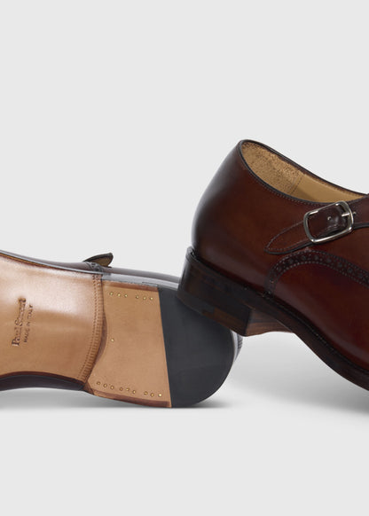 Paul Stuart Trending | Sean Leather Cap Toe Monk Strap