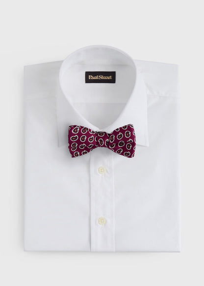 Paul Stuart Best Seller | Silk Printed Pine Bow Tie