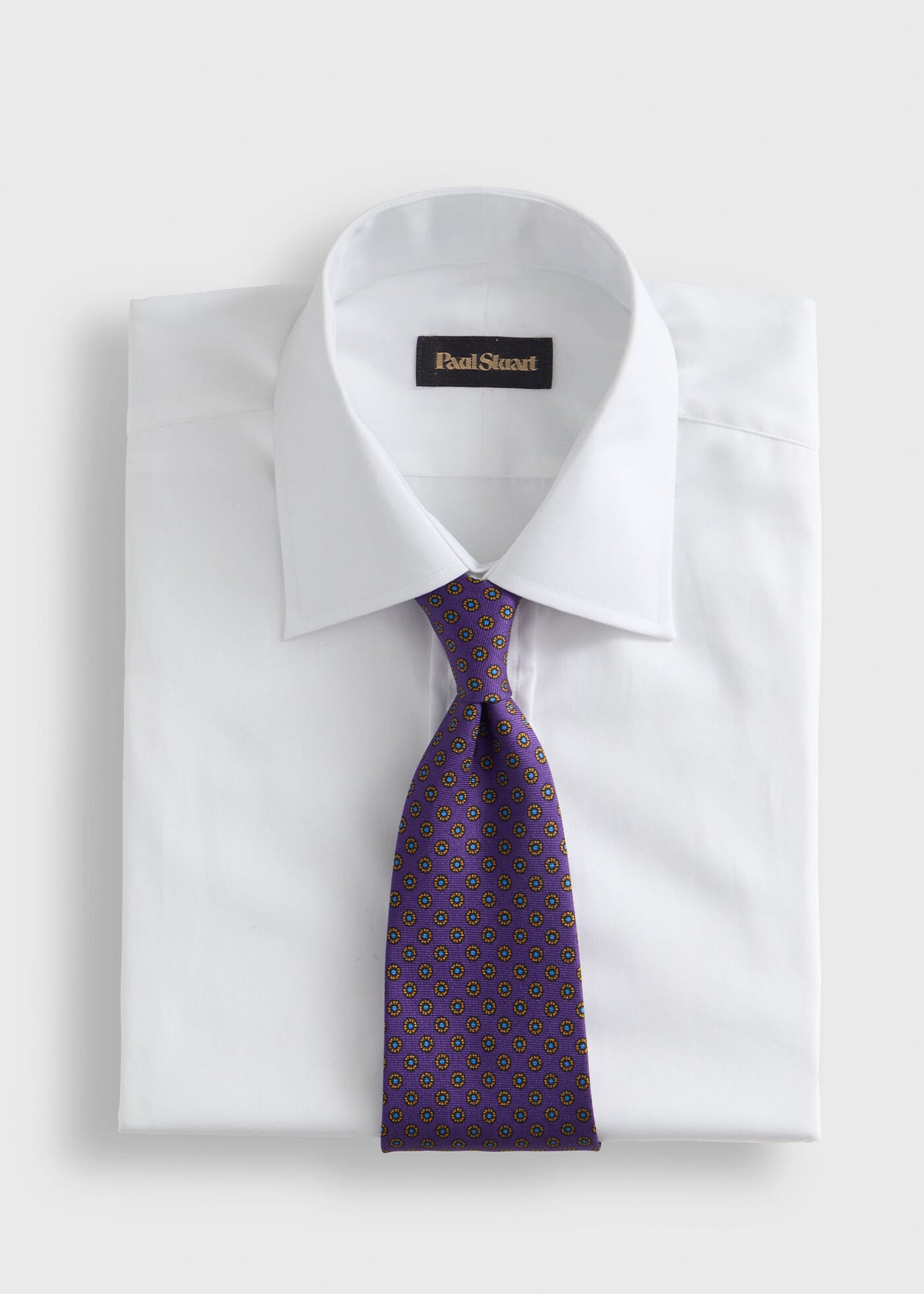 Paul Stuart Trending | Micro Medallion Printed Silk Tie