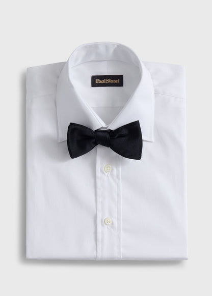Paul Stuart Popular | Banded Satin Formal Bow Tie