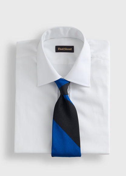 Paul Stuart Best Price | Woven Silk Block Stripe Tie
