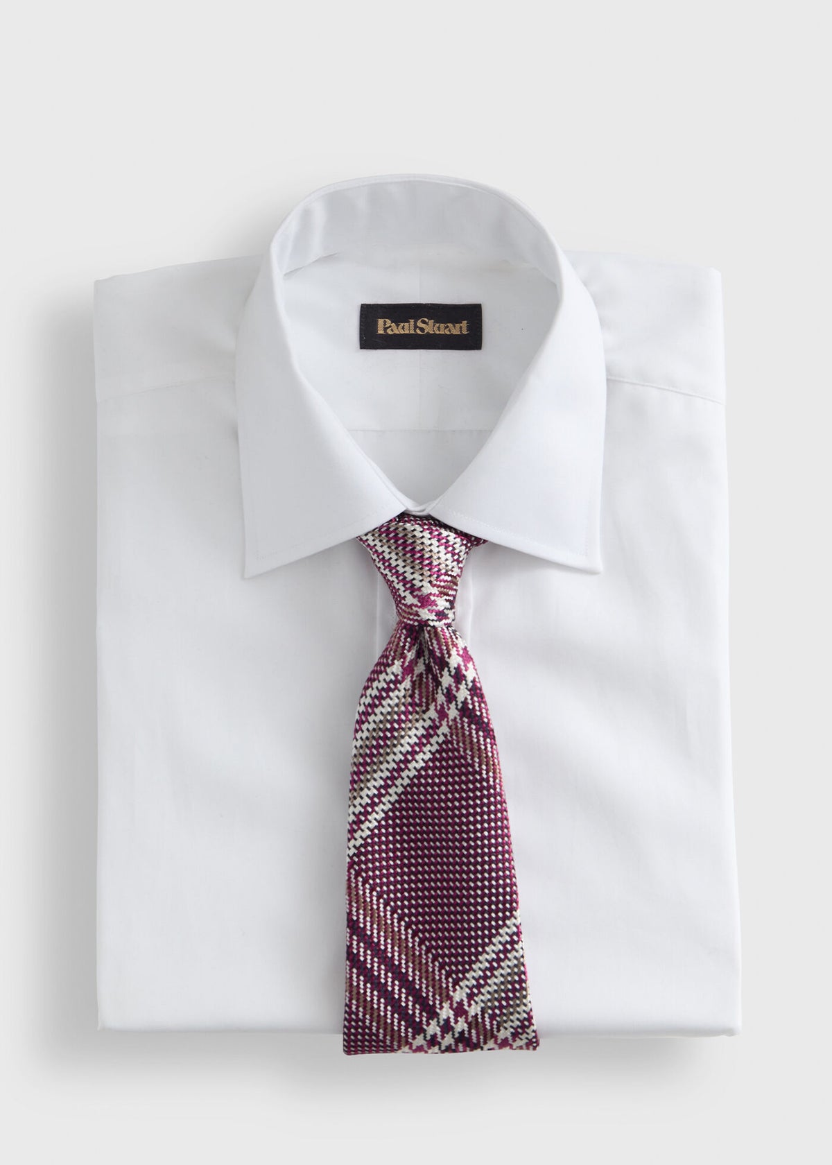Paul Stuart Great Value | Woven Silk Large Plaid Tie